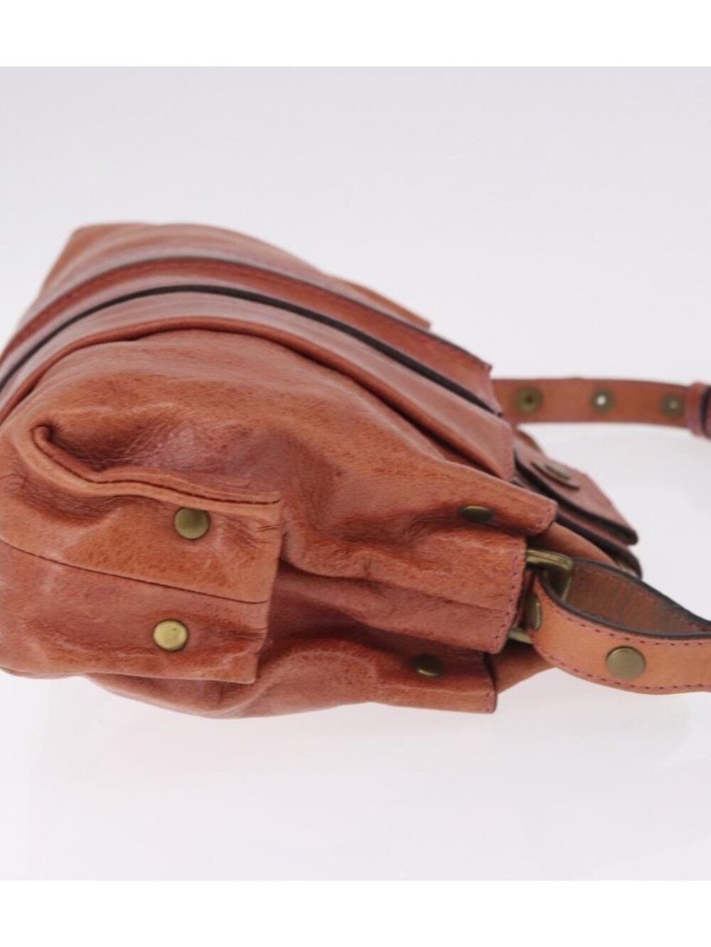 Chloe Shoulder Bag Leather Pink Gold - Picture 2 of 16